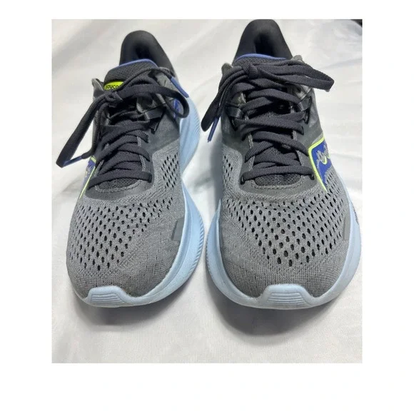 Saucony Ride 15 Womens Running Shoes Gray Blue Athletic Sneakers Size‎ 7.5 - Picture 2 of 9